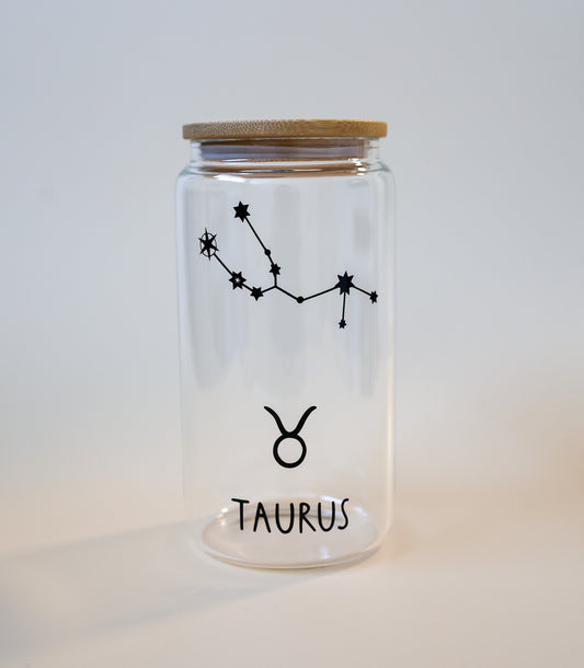 Verre signe astro 16 OZ\Couvercle & paille inclus